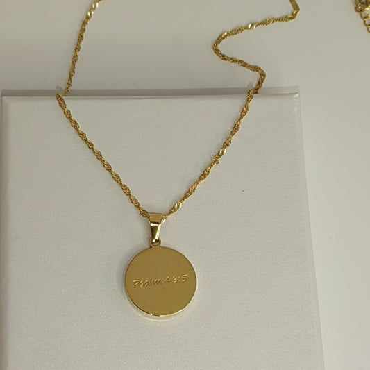 "God is within her" Necklace