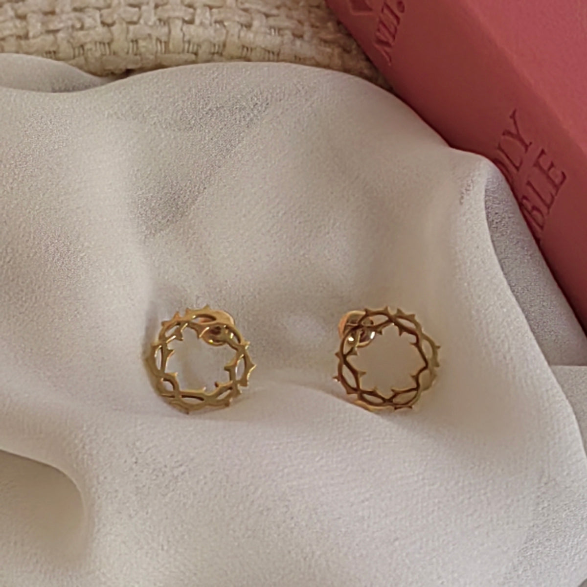 Crown of Thorns Stud Earrings