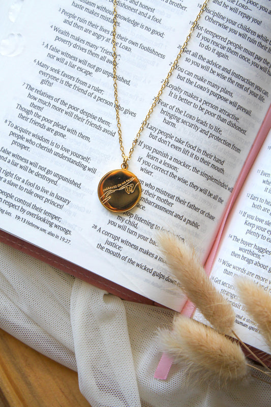 Isaiah 49:16 Necklace – “Engraved on His Hands”