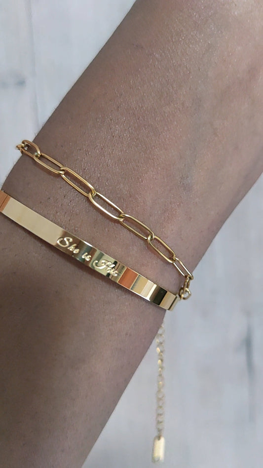 Paperclip bracelet