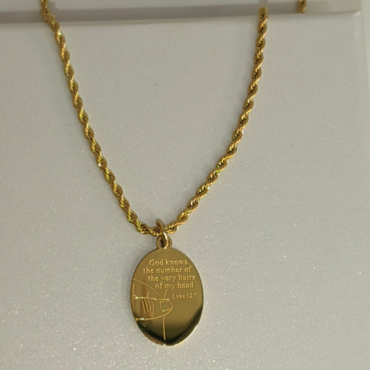 Luke 12:7 Necklace – “You Are Worth More