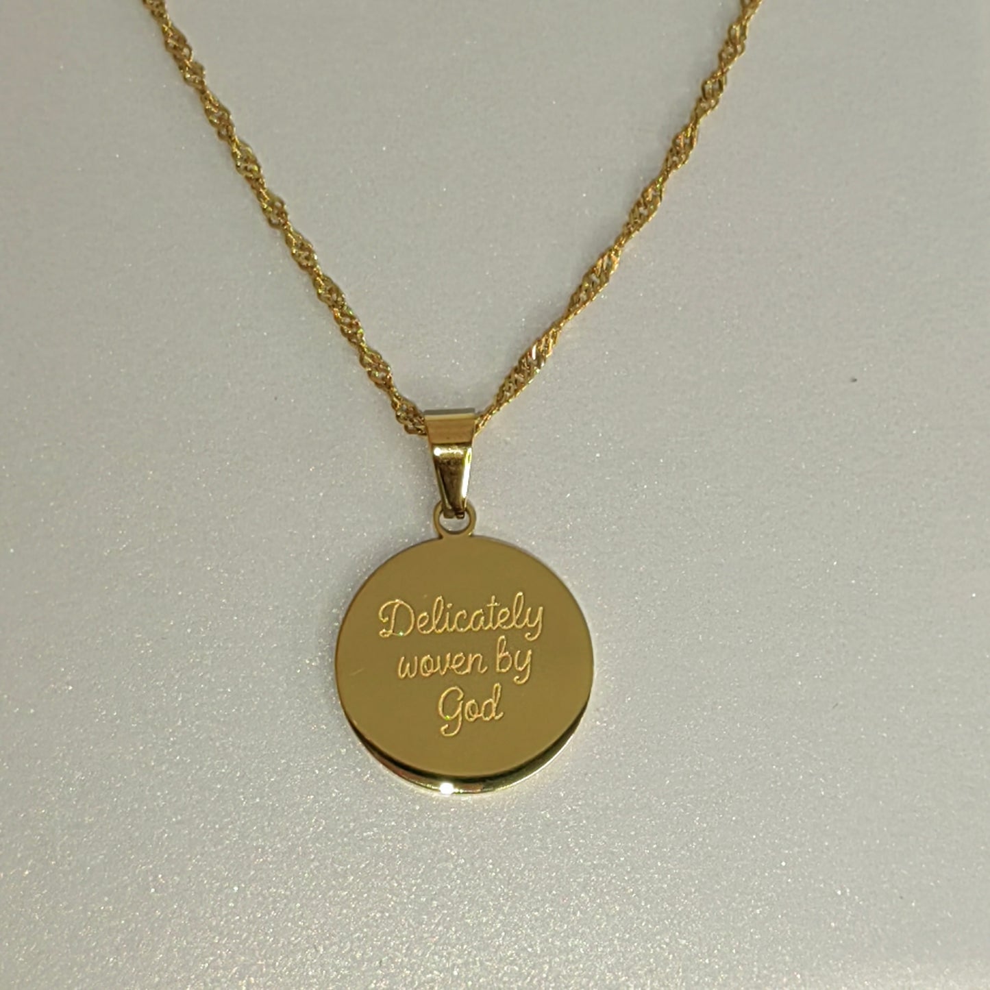 Psalm 139:13 Necklace – “Wonderfully Made”