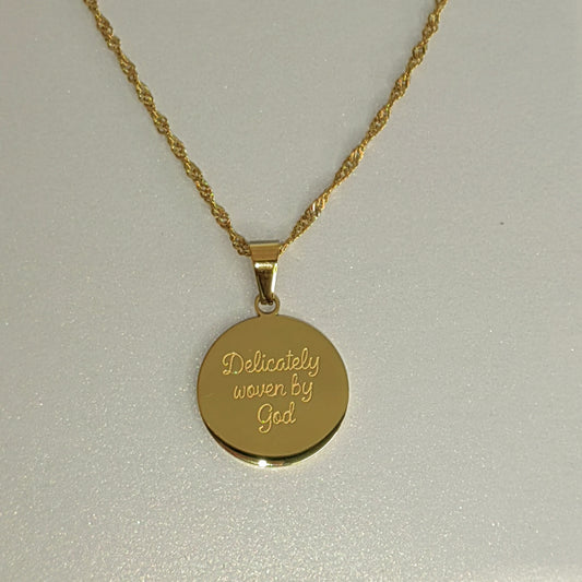 Psalm 139:13 Necklace – “Wonderfully Made”