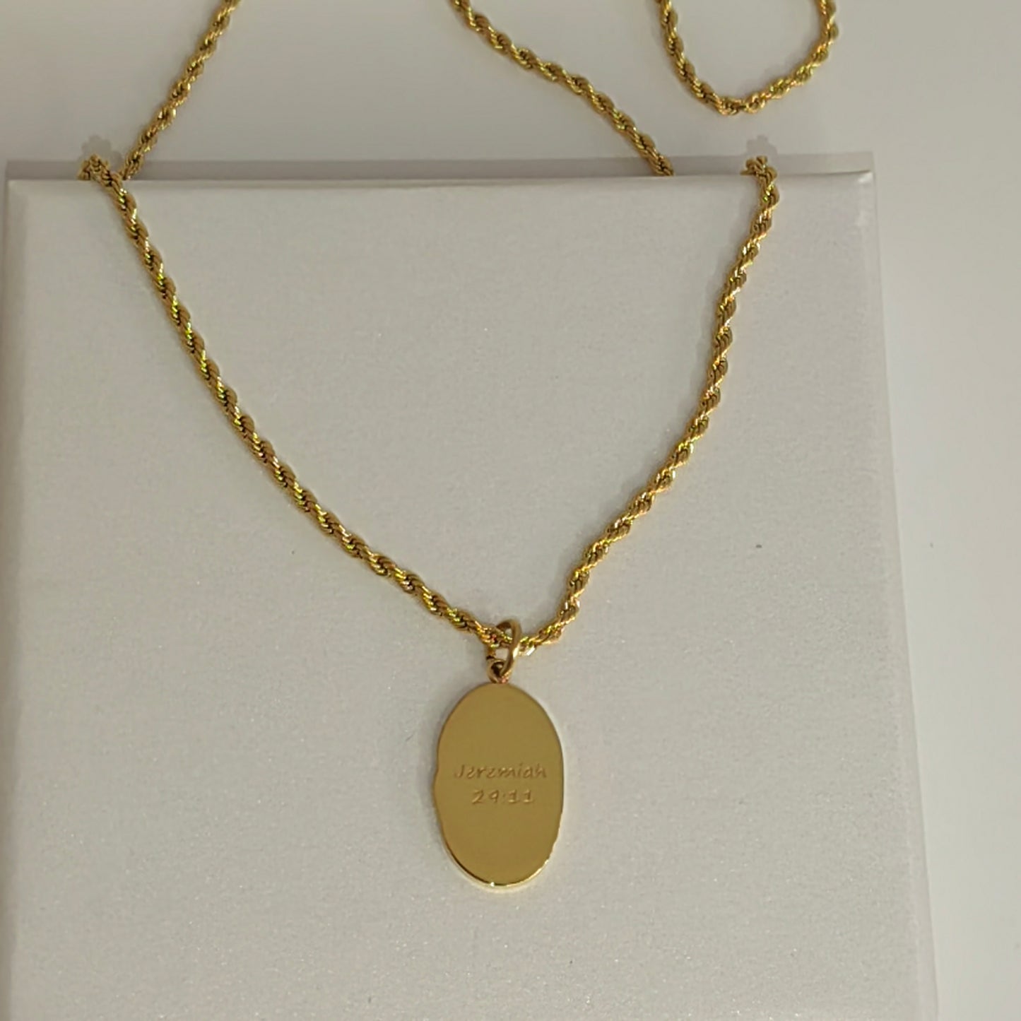 "God's plan over mine" Necklace