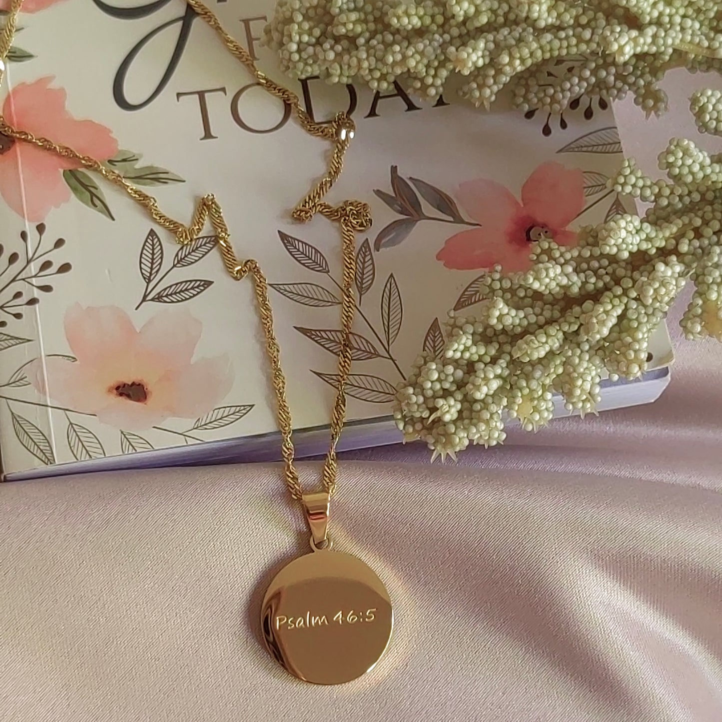 "God is within her" Necklace