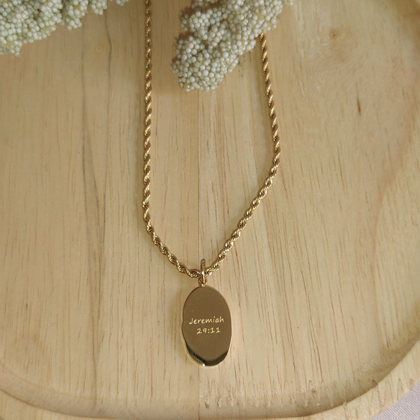 "God's plan over mine" Necklace