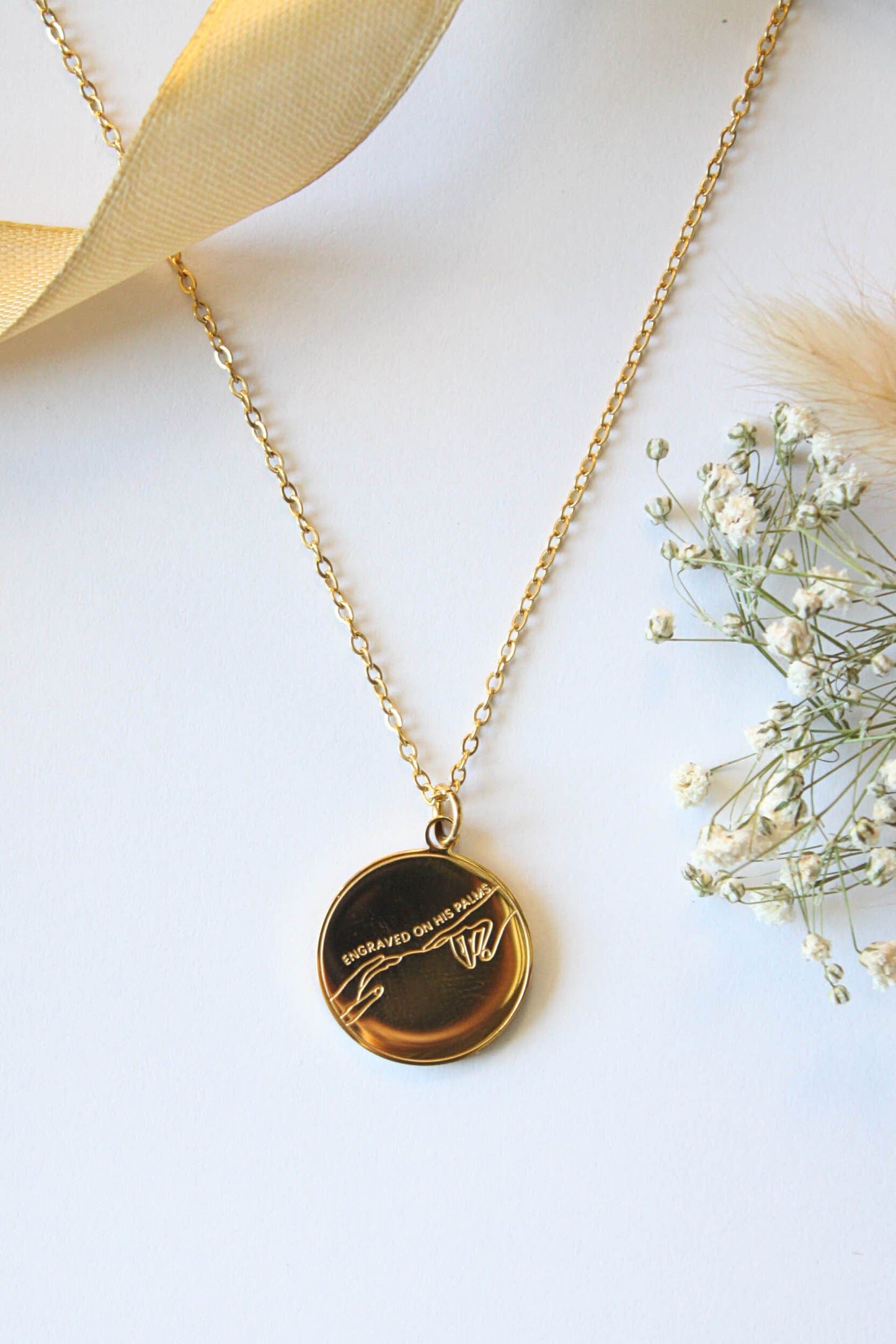 Isaiah 49:16 Necklace – “Engraved on His Hands”