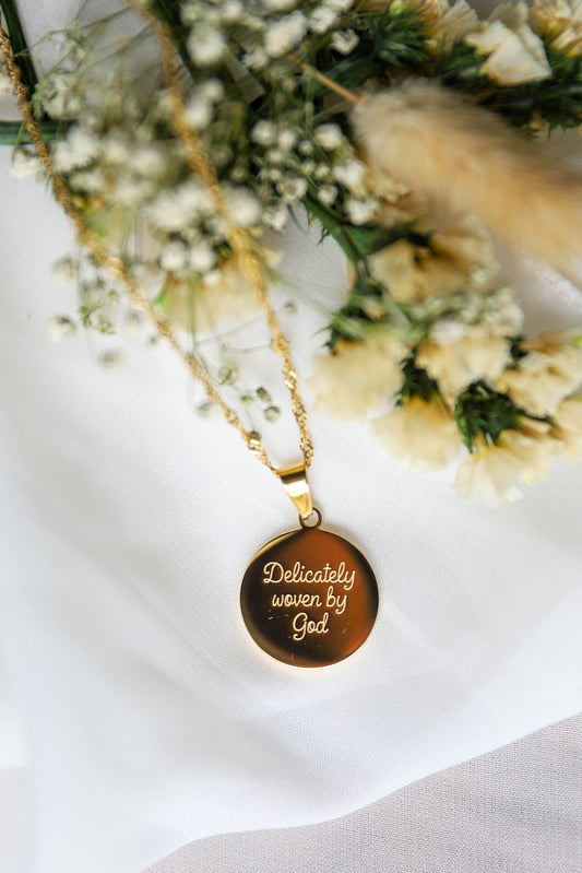 Psalm 139:13 Necklace – “Wonderfully Made”